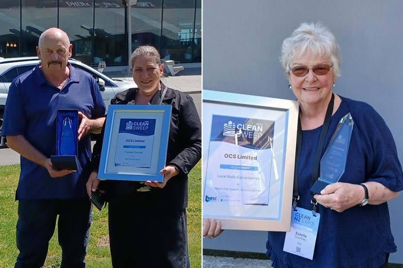 OCS Honoured with Two Wins at BSCNZ CleanSweep™ Awards