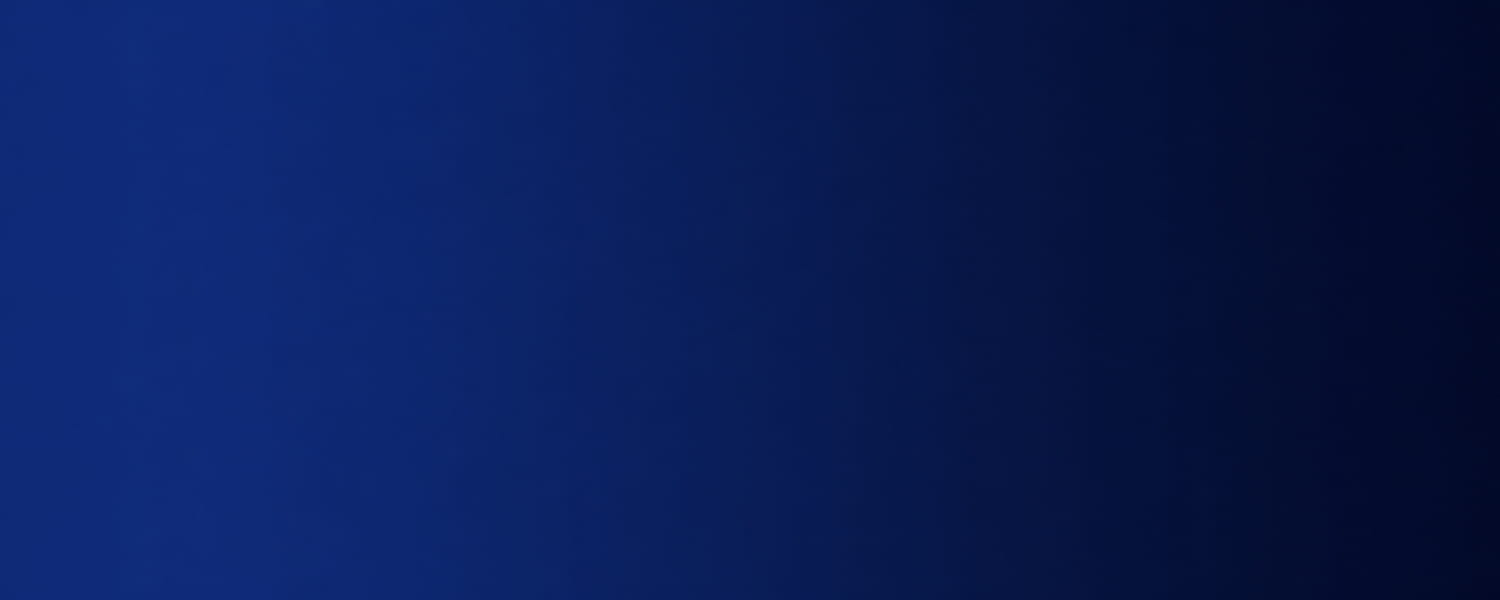 A smooth gradient background transitioning from a lighter blue on the left to a darker navy blue on the right.