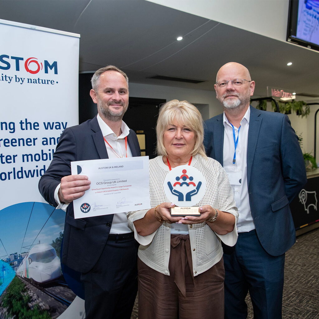 OCS Wins Diversity and Inclusion Award at Alstom Supplier CSR Awards