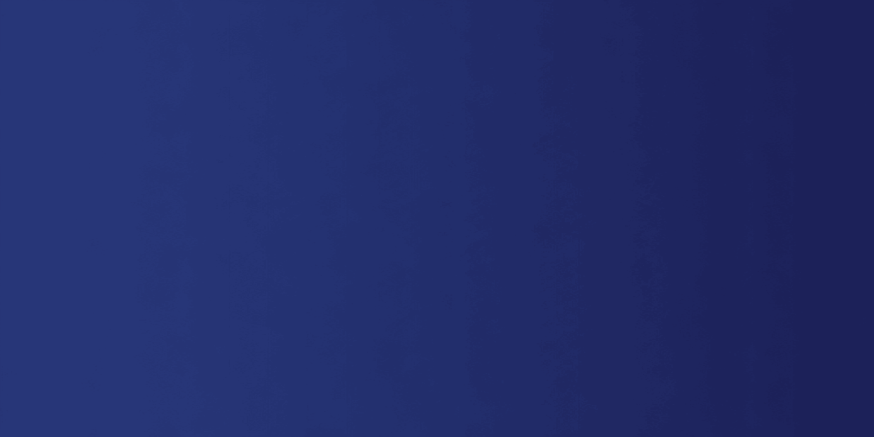 A smooth gradient background shifting from a deep navy blue on the left to a slightly lighter blue on the right.