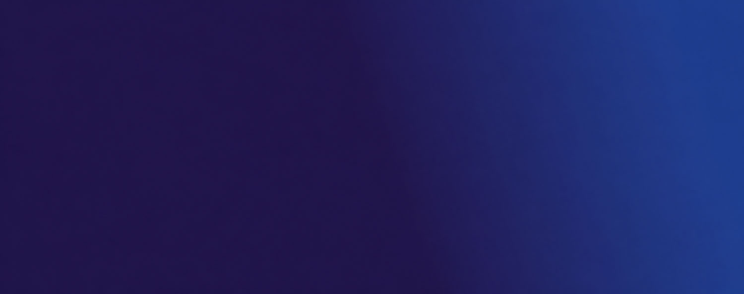 A smooth gradient background transitioning from dark blue on the left to a lighter blue on the right.